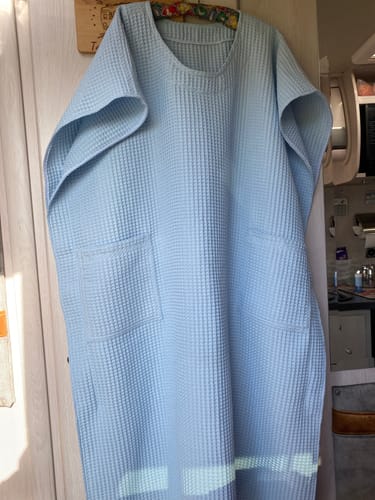 Customer photo review of 100% Cotton Waffle Fabric