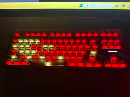 Customer photo review of IQUNIX EZ80 Magnetic Switch Hall Effect Gaming Keyboard