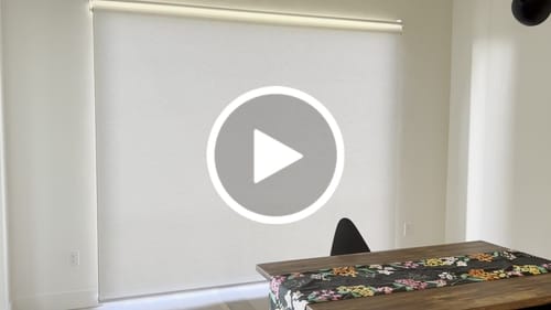 Customer video review of SmartWings Motorized Dual Shades