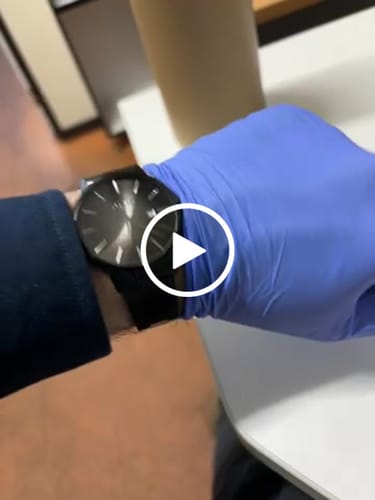 Customer video review of Loyal Enigma Men's 41mm Black and Steel Quartz Watch