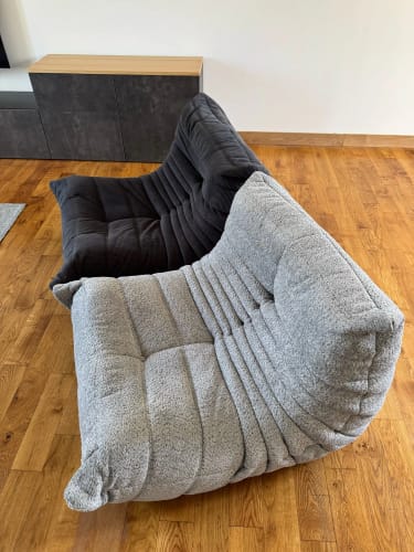 Customer photo review of Modernity Sleep Tatami 2-Seat Tone Lazy Living Room Sofa Reclining Caterpillar Balcony Reading Chair Soft Bedroom Leisure Sofa