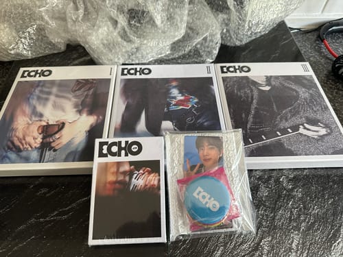 Customer photo review of BTS JIN - ECHO 2ND SOLO MINI ALBUM WEVERSE SHOP GIFT EARLY BIRD SET