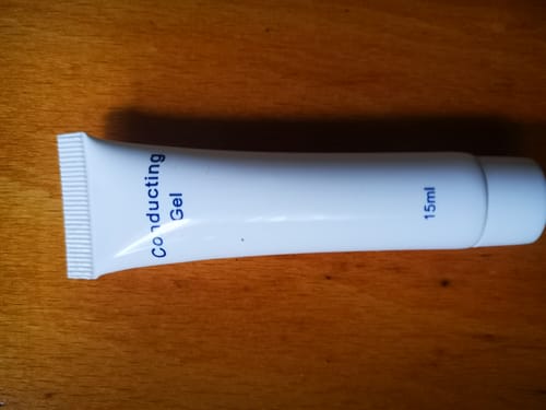 Customer photo review of Prémium Kontakt Gél EMS Izomstimuláló Készülékhez