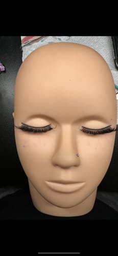 Customer photo review of Cashmere Fauxmink Lashes