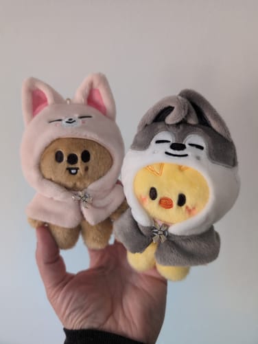 Customer photo review of STRAY KIDS - SKZ 5'CLOCK 5TH FAN MEETING OFFICIAL MD SKZOO 10CM PLUSH OUTFIT