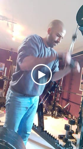 Customer video review of Triceps Grip / Flat Push Down Bar - Tricepatops