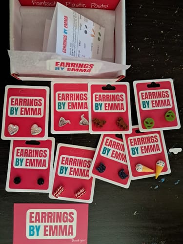 Taylor S. review of Horse Studs Hypoallergenic Earrings for Sensitive Ears Made with Plastic Posts image 1 out of 1