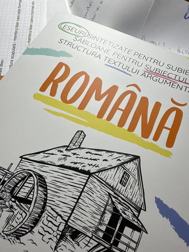 Recenzie cu fotografie de la un client despre Carte Română Bacalaureat Bacademia (temă și viziune, caracterizare, relație) - Ediția II