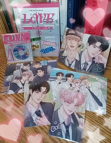 Customer photo review of LOVE REMEDY The 1st Album : LOVE REMEDY Package