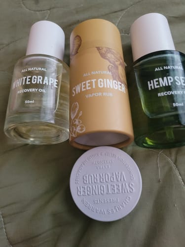 Customer photo review of White Grape Recovery Oil