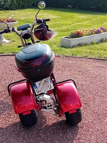 Customer photo review of Tricycle électrique 3 roues CP-7.0 – modèle biplace avec grande autonomie (20Ah/40Ah)