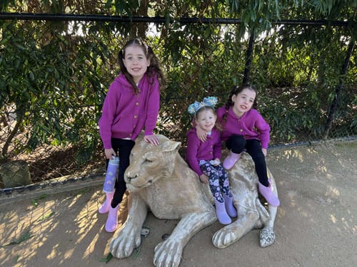 Customer photo review of BOYSENBERRY CARDIGAN