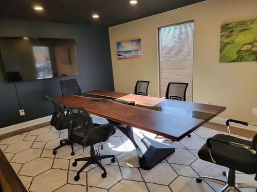 Customer photo review of 307 Tulipe 28" Industrial Metal Table Base