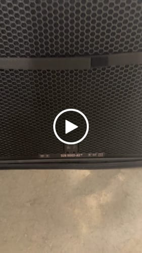 Customer video review of RCF SUB-8003AS-MK3 Professional 2200W Powered 18" Subwoofer