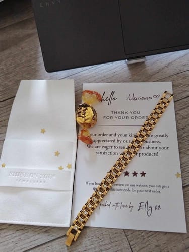 Customer photo review of WATCH CHAIN BRACELET