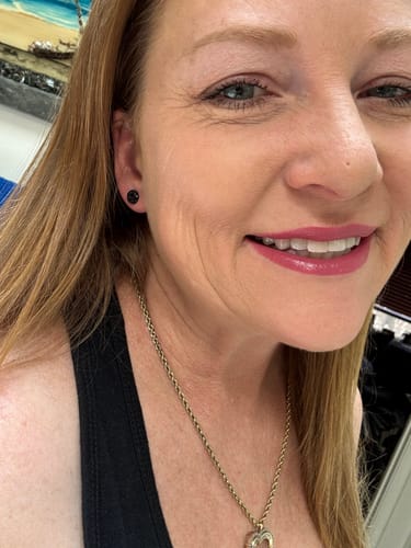 Trisha J. review of Petite Faux Diamond Studs Hypoallergenic Earrings for Sensitive Ears Made with Plastic Posts image 1 out of 1