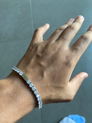 Customer photo review of TENNISBOY BRACELET. - 5MM