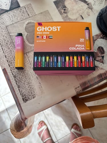 Customer photo review of Ghost Pro 3500 Puffs Disposable Vape Box Of 10