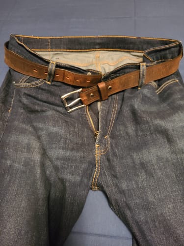 Customer photo review of Wyoming Bison Belt - 1.5"