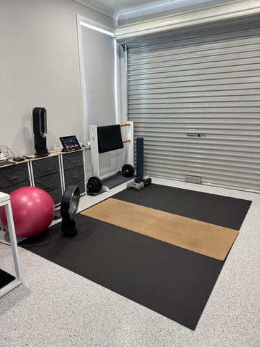 Customer photo review of Miramat® Giga - 244cm x 183cm - Ultra Large Exercise Mat - In Stock