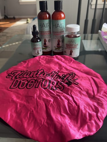 Customer photo review of COMPLETE HAIR RESTORATION & GROWTH SYSTEM