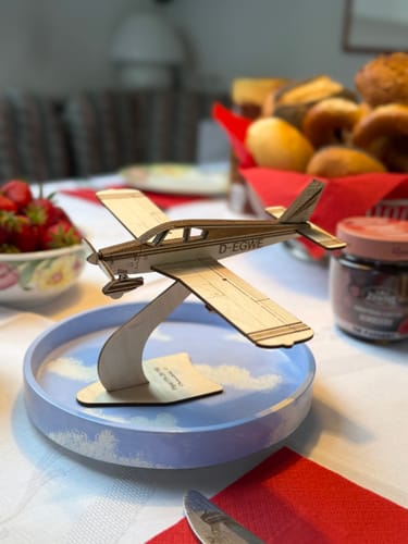 Customer photo review of Gravur Flugzeugdekor