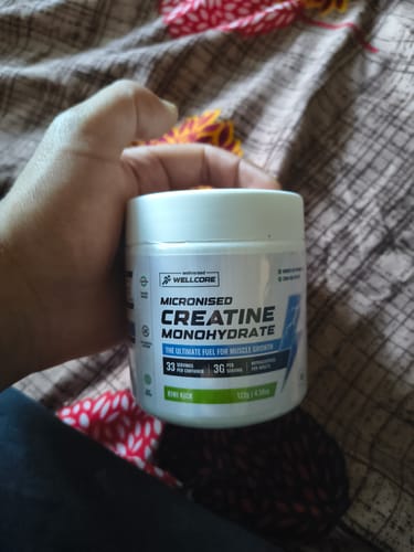Customer photo review of Wellcore - Pure Micronised Creatine Monohydrate | Kiwi Kick (122g, 33 servings)