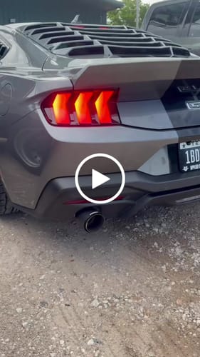 Customer video review of 2024+ Ford Mustang GT Package Rear Bumper Diffuser