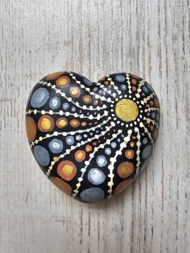 Customer photo review of QR Codes voor de Happy Stone App