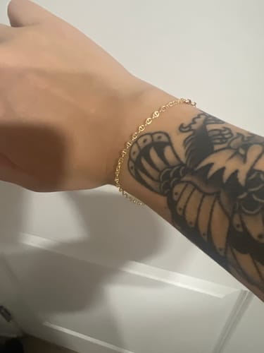 Customer photo review of Mini Marina Bracelet - Gold