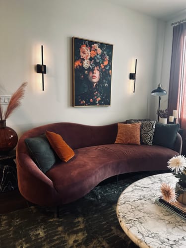 Customer photo review of Victorian Flowers Print