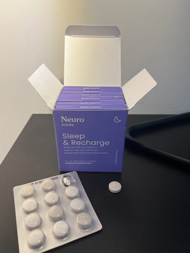 Customer photo review of Sleep & Recharge Mints