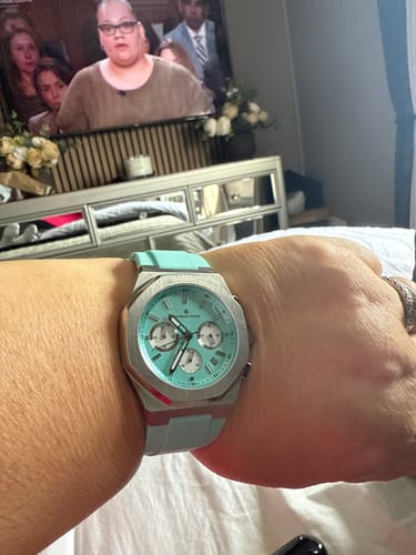 Customer photo review of Apex - Aqua Blue