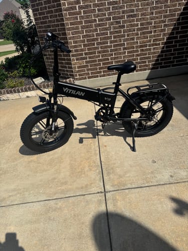 Customer photo review of V3 2.0 Folding Fat Tires Adult All Terrain Electric Bike