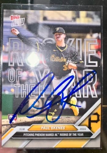 Customer photo review of Paul Skenes Autograph Signing