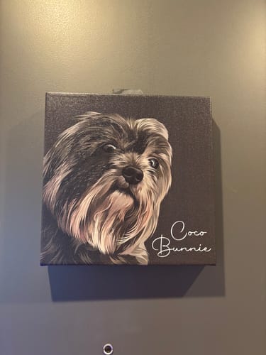 Customer photo review of Pet Art Canvas Wrap