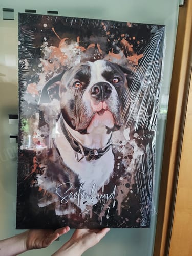 Customer photo review of Aquarell Pawtrait
