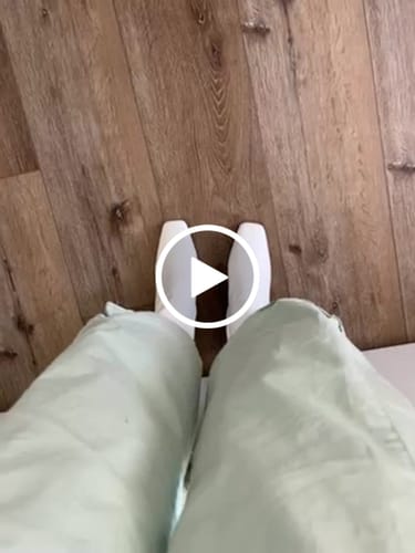 Customer video review of VLOGO THE BOLD EDITION ANKLE BOOT IN WHITE CALFSKIN 70MM