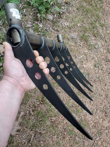 Customer photo review of The Cultivator Treadlite Broadfork | 20" wide | 5 tines