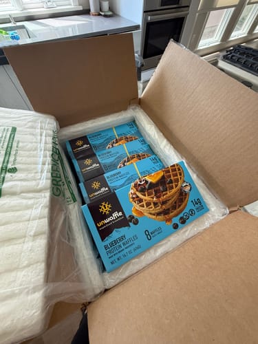 Customer photo review of Protein Waffles At Home (5x 8-packs)