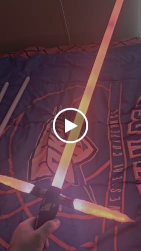 Customer video review of KR hero saber