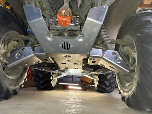 Customer photo review of Full Skid Plate Kit — Yamaha Kodiak 700 (2016+)