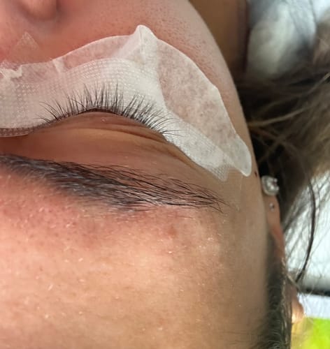 Customer photo review of Lash Growth Serum