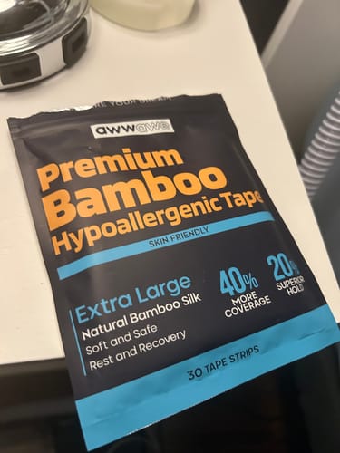 Customer photo review of Premium Bamboo Mouth Tape