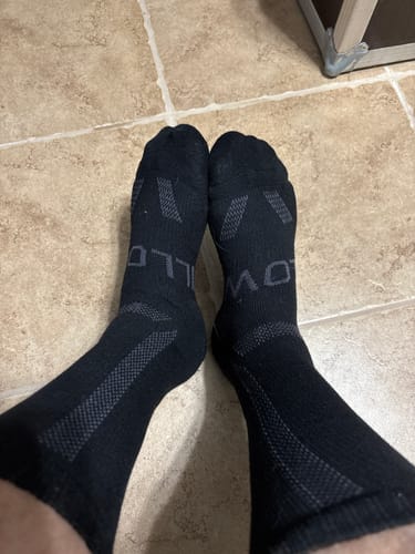 Customer photo review of Men's Alpaca Socks