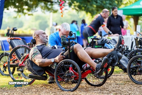 Customer photo review of Catrike Neckrest Conversion Kit