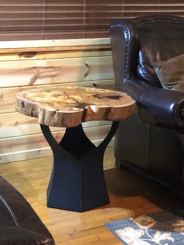 Customer photo review of End Table Legs 216 Namu 20H Metal Modern Design