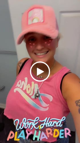 Customer video review of OVERLORD X Care Bears: Cheer Bear Trucker Cap