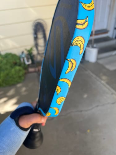 Customer photo review of Go Bananas Edge Tape (3 pack) - Pickleball Paddle Edge Tape