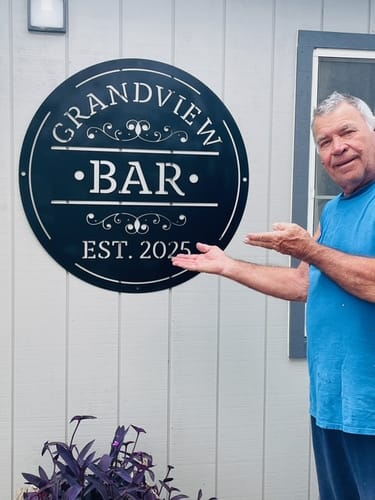 Debbie D. review of Magnetic Mounting Hardware | 24 Hour Decor Metal Signs image 1 out of 1